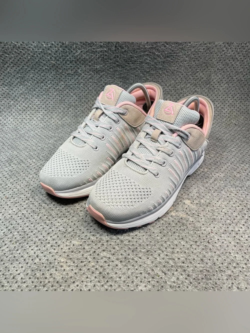 Zeba Hands Free Gray Pink Slip On Shoes Size 10 Women’s